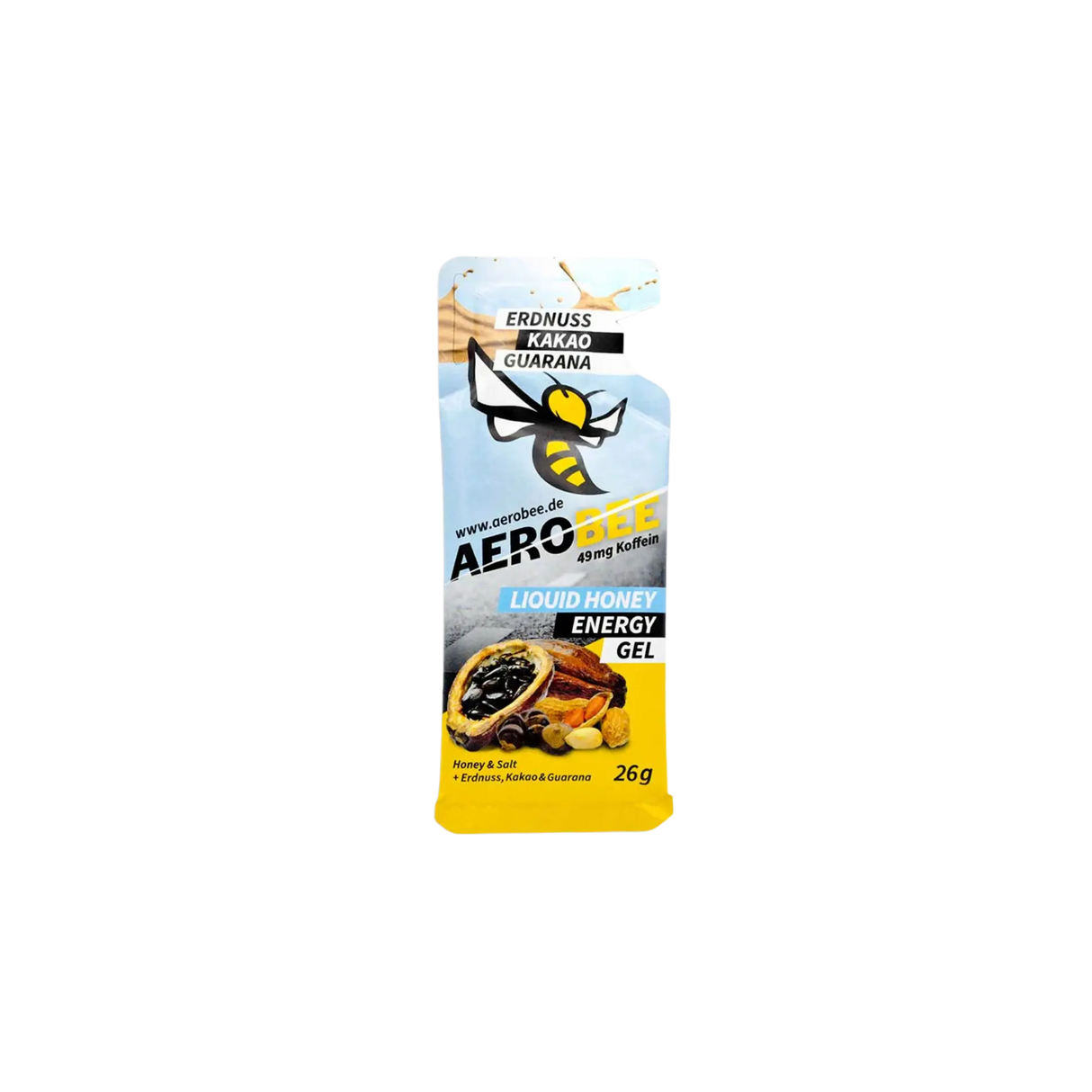 Aerobee Energiegel - Liquid Honey - Kakao Guarana