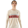 rabbit EZ Tee LS Seadpearl Stripe