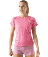 rabbit EZ Tee Laufshirt pink heather