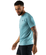 rabbit EZ Tee Laufshirt Herren Nile Blue Heather