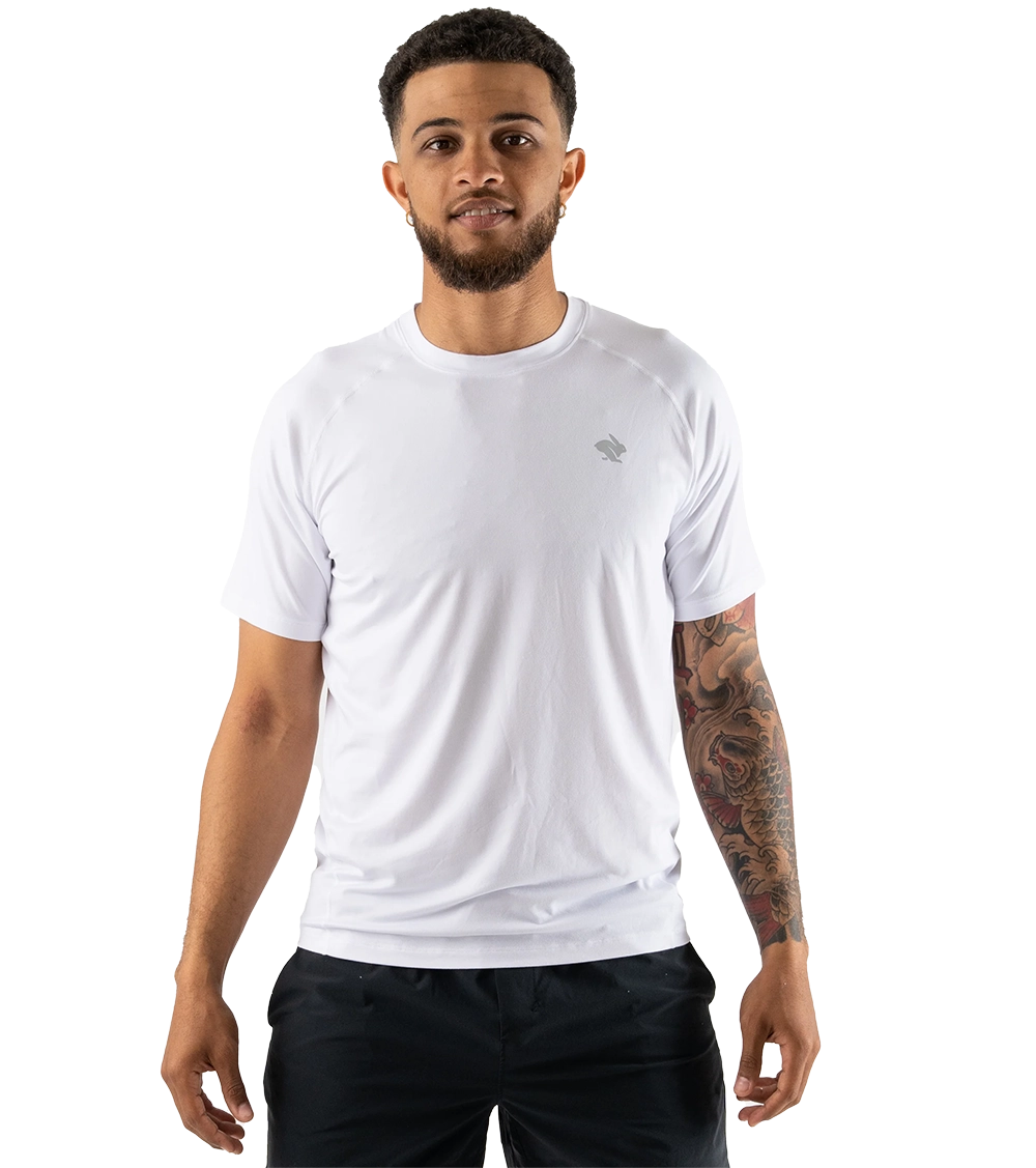 rabbit EZ Tee Laufshirt Herren White