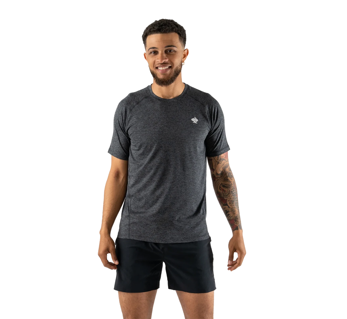 rabbit EZ Tee Black Heather herren