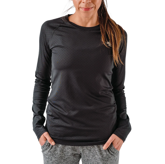 rabbit EZ Tee Perf Longlseeve Shirt Women Black