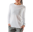 rabbit EZ Tee Perf Longlseeve Shirt Women White