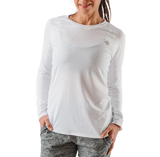 rabbit EZ Tee Perf Longlseeve Shirt Women White