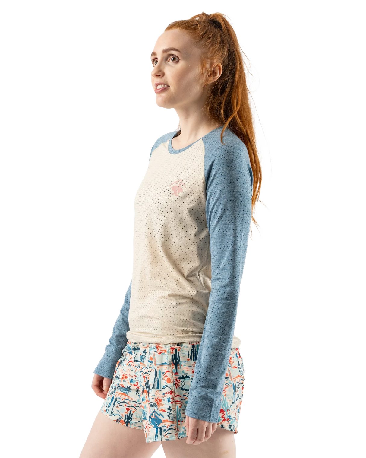 rabbit ez tee ls perf damen celestial oak